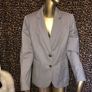 Grey Banana Republic Stretch Blazer